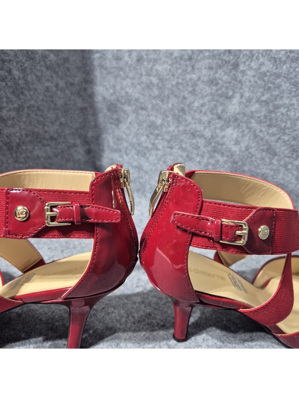 Liz Claiborne Keegan Stiletto Heels Size 9M Red  Pumps - Picture 12 of 15